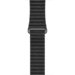 Curea iUni compatibila cu Apple Watch 1/2/3/4/5/6/7, 38mm, Leather Loop, Piele, Black
